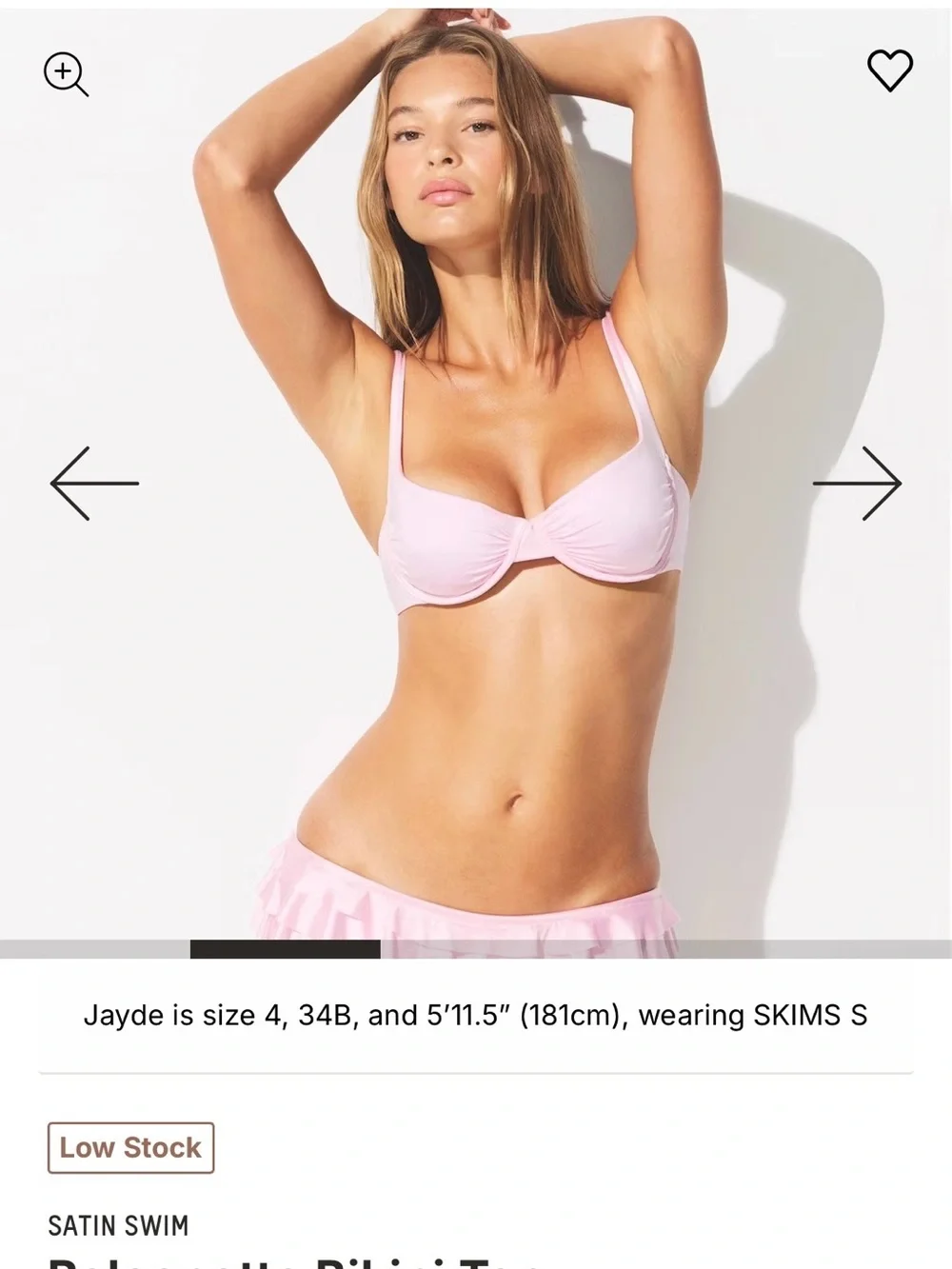 SKIMS Balconette Bikini Top